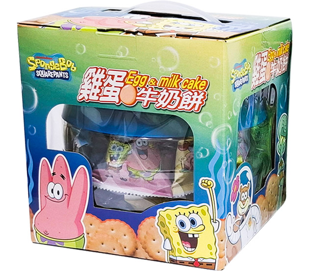 海綿寶寶 雞蛋牛奶餅(圓球禮盒) 1